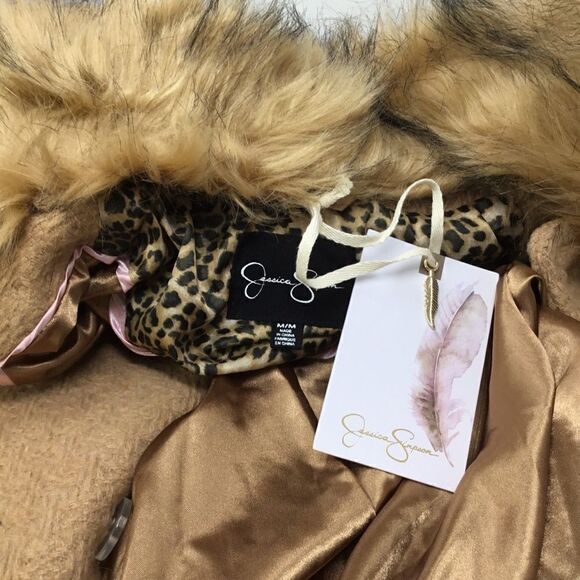 Jessica Simpson™ Wool Coat with Faux Fur (DC) - Picture 7 of 8